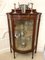Antique Victorian Satinwood Display Cabinet with Original Painted Decoration, 1880s 4
