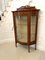 Antique Victorian Satinwood Display Cabinet with Original Painted Decoration, 1880s 3