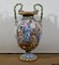 Vaso in maiolica su sella, Italia, set di 2, Immagine 18