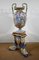 19th Century Majolica Vase on Saddle Set, Italy, Set of 2 1