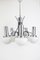 Bauhaus Chandelier with Chrome Parts, 1970s, Image 1