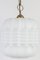 Art Deco Pendant with Milkglass Shade & Copper Chain, 1960s 3