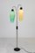 Iron Floor Lamp with Colorful Shades, 1970s 2