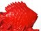 Italian Red Ceramic Fish Sculpture by Angelo Biancini for SCI, 1930s, Image 4