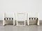 Purkersdorf Armchairs & Side Table by Josef Hoffmann for Wittmann, Austria, 1980s, Set of 3, Image 3
