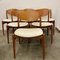 Dining Chairs by Leonardo Fiori for Isa Bergamo, Set of 6, Image 16