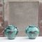 Oxide Green Vases by Felix Gête, France, 1950s, Set of 2 2