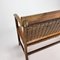 French Rope and Elm Bench, 1960s 4