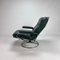 Italian Postmodern Leather Lounge Chair, 1980s 8