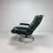 Italian Postmodern Leather Lounge Chair, 1980s, Image 8