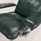 Italian Postmodern Leather Lounge Chair, 1980s 6