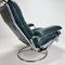 Italian Postmodern Leather Lounge Chair, 1980s 3