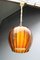 Lámpara de araña de cristal de Murano y latón de Seguso, años 50, Imagen 3