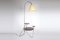 Lámpara de pie Bauhaus de metal y papel, Imagen 3