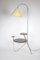Lámpara de pie Bauhaus de metal y papel, Imagen 1
