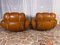 Mid-Century Italian Space Age Living Room Set in Natural Leather, 1970s, Set of 3 11