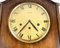 Vintage Chime Wall Clock in Wood from Mauthe, Germany 5