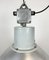 Lámpara colgante industrial grande de aluminio de Elektrosvit, años 60, Imagen 3