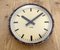 Horloge Murale d'Usine Industrielle Marron de IBM, 1950s 8