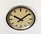 Industrial Brown Factory Wall Clock from IBM, 1950s, Image 4