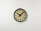 Horloge Murale d'Usine Industrielle Marron de IBM, 1950s 2