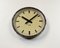 Industrial Brown Factory Wall Clock from IBM, 1950s, Image 6