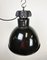 Bauhaus Industrial Black Enamel Pendant Lamp from Elektrosvit, 1930s 9