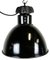 Bauhaus Industrial Black Enamel Pendant Lamp from Elektrosvit, 1930s, Image 1