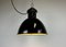 Bauhaus Industrial Black Enamel Pendant Lamp from Elektrosvit, 1930s 13