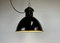 Bauhaus Industrial Black Enamel Pendant Lamp from Elektrosvit, 1930s, Image 13