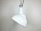 Industrial White Enamel Pendant Lamp, 1960s 2