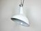 Industrial White Enamel Pendant Lamp, 1960s, Image 7