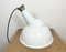 Industrial White Enamel Pendant Lamp, 1960s 10