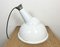 Industrial White Enamel Pendant Lamp, 1960s, Image 10