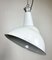 Industrial White Enamel Pendant Lamp, 1960s, Image 5