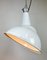 Industrial White Enamel Pendant Lamp, 1960s, Image 18