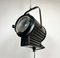 Lámpara de techo con foco de teatro vintage en negro, años 60, Imagen 5