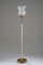 Swedish Modern Floor Lamp attributed to Bo Notini for Glössner, 1940s 2