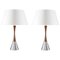Mid-Century Scandinavian Table Lamps attributed to Bergboms, 1960s, Set of 2 1
