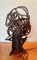 Lámpara vintage con escultura de acero, Imagen 2