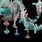 Murano Kronleuchter aus mundgeblasenem Glas 8