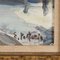 Ezio Pastorio, Winter Landscape, Oil on Board, 20th Century, Framed 6