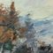 Ezio Pastorio, Winter Landscape, Oil on Board, 20th Century, Framed 4