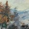 Ezio Pastorio, Winter Landscape, Oil on Board, 20th Century, Framed, Image 4