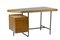 Desk in Oak & Metal by Georges Frydman, 1950s 1