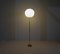 Mid-Century Asea Brass Floor Lamp with Round Cotton Shade, Sweden, 1960s 13