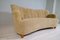 Mid-Century Sculptrual Leather Sofa in the style of Marta Blomstedt, 1940s 8