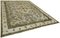 Large Vintage Beige Overdyed Area Rug, Image 2