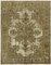 Large Vintage Beige Overdyed Area Rug, Image 1