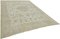 Large Vintage Beige Overdyed Area Rug, Image 2